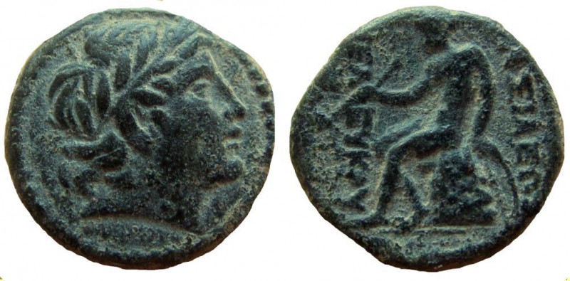 Seleukid Kingdom. Seleukos III Soter (Keraunos), 226-223 BC. AE 15 mm. 3.18 gm. ...