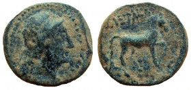 Seleukid Kingdom. Antiochos III, 223-187 BC. AE 14 mm. Uncertain mint associated wyth Antioch.