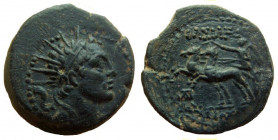 Seleukid Kingdom. Antiochos IV Epiphanes, 175-164 BC. AE 20 mm. Ake-Ptolemais mint.