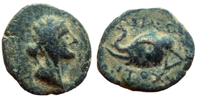Seleukid Kingdom. Antiochos IV Epiphanes. 175-164 BC. AE 13 mm. 2.07 gm. Antioch...