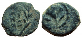 Judean Kingdom. John Hyrcanus I, 134 - 104 BC. AE Half Prutah.