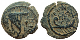 Judaea. Herod Archelaus, 4BC.- 6 AD. AE 2 Prutot. Jerusalem mint.