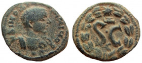 Syria. Seleucis and Pieria. Antioch. Diadumenian as Caesar, 217-218 AD. AE 20 mm.