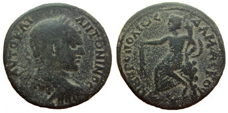 Syria. Coele-Syria. Damascus. Caracalla, 198-217 AD. AE 31 mm. 24.59 gm. 
Obver...