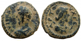 Decapolis. Gerasa. Lucius Verus, 161-169 AD. AE 16 mm.