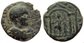 Judaea. Antipatris. Elagabalus, 218-222 AD. AE 21 mm.