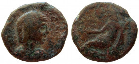 Judaea. Antipatris. Julia Maesa, 218-225 AD. AE 20 mm.