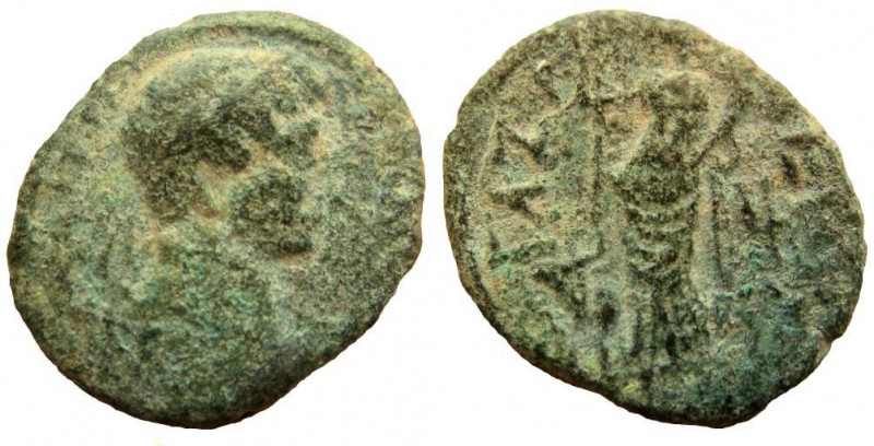 Judaea. Gaza. Hadrian, 117-138 AD. AE 23 mm
 5.97 gm. Obverse: laureate, draped...