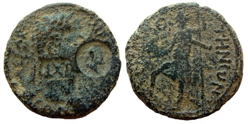 Judaea. Sebaste. Domitian, 81-96 AD. AE 23 mm. 12.69 gm. 
Dated year 109, 81-82...