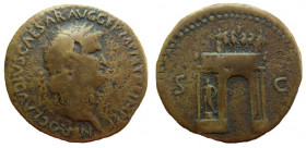 Nero, 54-68 AD. AE Sestertius. Uncertain Balkan/Thracian mint.