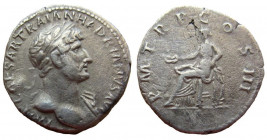 Hadrian, 117-138 AD. AR Denarius. Rome mint.