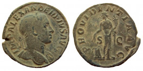 Alexander Severus, 222-235 AD. AE Sestertius. Rome mint.