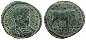 Julian II, 361-363 AD. AE Follis. Lugdunum mint.