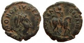 Honorius, 393-423 AD. AE Follis. Antioch mint.