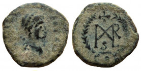 Marcian, 450-457 AD. AE 4. Constantinople mint.