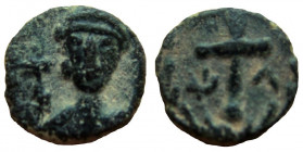 Justinian I, 527-565 AD. AE Nummus. Carthage mint.