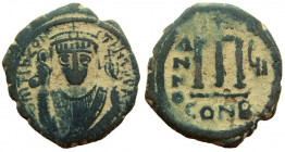 Tiberius II Constantine, 578-582 AD. AE Follis. Constantinople mint.