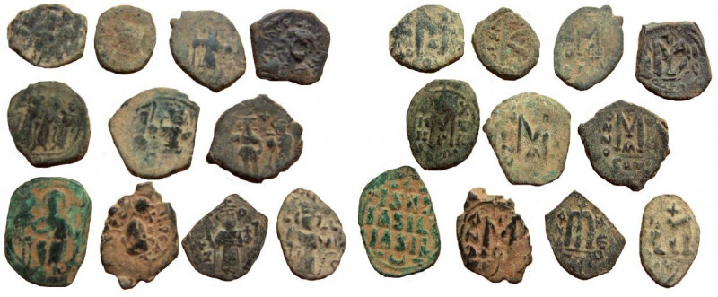 Lot of 11 Byzantine coins.
 From Good to Fine.
Lot sold as no return.