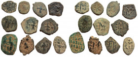 Lot of 11 Byzantine coins.