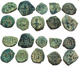 Lot of 10 Byzantine coins.