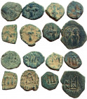 Lot of 8 Byzantine coins.