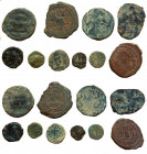 Lot of 10 various ancient coins.
