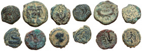 Lot of 6 various ancient coins.