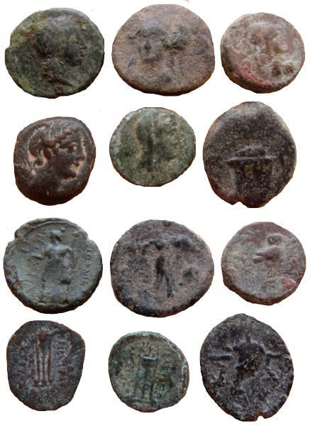 Lot of 6 various ancient coins.
 Lot sold as no return.
From fine to very fine...