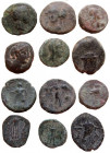 Lot of 6 various ancient coins.