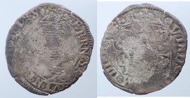 MANTOVA. Vincenzo I Gonzaga (1587-1612). Grosso con Reliquiario. Mi (1,24 g). Bignotti 46. MB
