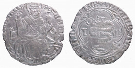 MILANO. Giovanni Maria Visconti (1402-1412). Pegione o Grosso da 1 soldo e mezzo. Ag (2,38 g - 23,6 mm). MIR 135/2. BB