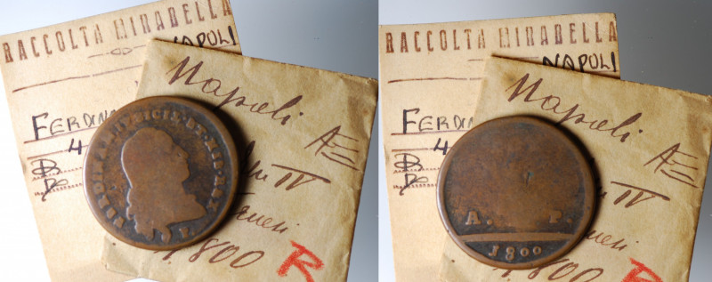 NAPOLI. Ferdinando IV di Borbone (1759-1816). 4 Tornesi 1800. Magliocca 387; Gig...
