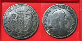 NAPOLI. Ferdinando IV di Borbone. FALSO D'EPOCA di una piastra 1788 (23,1 g). BB