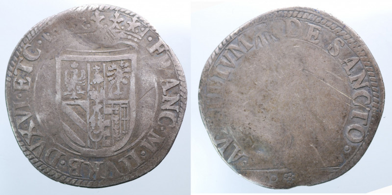 URBINO. Francesco Maria II Della Rovere (1574-1624). AG Paolo (2,77g - 27mm). B-...