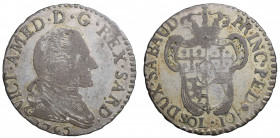 SAVOIA. Vittorio Amedeo III. 10 soldi 1795 Mi gr. 2,68 mm 21. BB