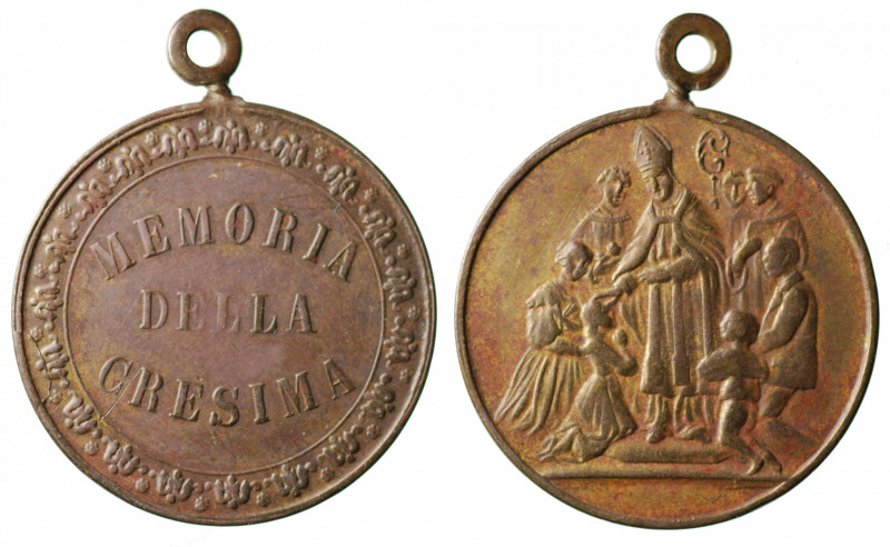 Medaglia Memoria della Cresima. gr. 4,94 mm 25,7