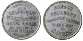 BOLZANO. Medaglia Johann Gudauner Deutsche Lauben. Gr. 5,73 mm 28