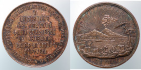 NAPOLI. Medaglia per i veterani della prima guerra d'Indipendenza, coniata nella seconda metà dell'800. Comizio Regionale dei Veterani 1848-1849 del N...
