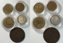 ESTERE - Turchia (2), Libano (2), Indocina Francese. Lotto di 5 monete diverse. BB