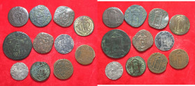 ZECCHE ITALIANE - Stato Pontificio. Lotto di 11 monete Giubileo con Porta Santa di cui 2 in argento. Mb-BB