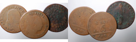 ZECCHE ITALIANE. Napoli. Ferdinando IV di Borbone. Lotto di 3 monete. Conservazioni medie MB