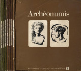 AA.VV. Archéonumis. Revue d’art, de numismatique et d’archeologie. N°1-2-3-4-5-6-7. Opera completa (?) Paris, 1972-1973. Pp. tot. 404, ill. nel testo....