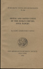 ABAECHERLI BOYCE A. - Festal and dated coins of the roman empire: fours papers. N.N.A.M. 153. New York, 1965. Pp. 102, tavv. 15. Ril. ed. buono stato.