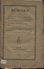DE PUYMAURIN A. - Memoire sur les procedes les plus convenables pour remplacer le cuivre par le bronze dans la fabbrication des medailles. Paris, 1823...
