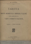 DOTTI E. Tariffa di monete medioevali e moderne italiane secondo l’ordine seguito dal Corpus Nummorum Italicorum. Milano, 1913 \ 1915. Vol. 1\5 comple...