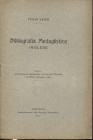 LENZI F. - Bibliografia medaglistica inglese. Orbetello, 1903. Pp. 4. Ril. ed. buono stato.