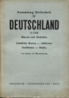 DOROTHEUM. – Wien, 24 – September, 1957. Sammlung Karl Hollschek. IV. Deutschaland 1 teil. Pp. 63, nn. 1394, tavv. 10. Ril. ed. buono stato.