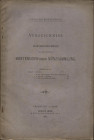 HESS A. Frankfurt am Main, 1885. Verzeichniss Sammlung Montenuovo. 22 – 25 bogen. Italien. Die papstilischen staaten – Neapel und Sicilien – die Johan...
