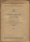 KRESS K. - Auktion 122. Munchen, 30 – Mai, 1962. Munzen antike und mittelalters..... pp. 66, nn. 4795, tavv. 36. Ril. ed. sciupata interno buono stato...
