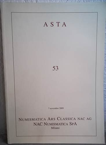 NAC – NUMISMATICA ARS CLASSICA. Auction no. 53. Importante serie di Monete di ze...